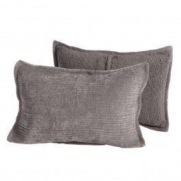 Pillow Cases Elements-Brave (Set 2pcs) Grey Nef-Nef Homeware GREY