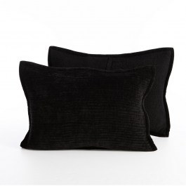 Pillow Cases Elements-Brave (Set 2pcs) Black Nef-Nef Homeware BLACK