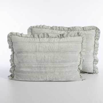 Pillow Cases Sirion (Set 2pcs) Mint Grey Nef-Nef Homeware