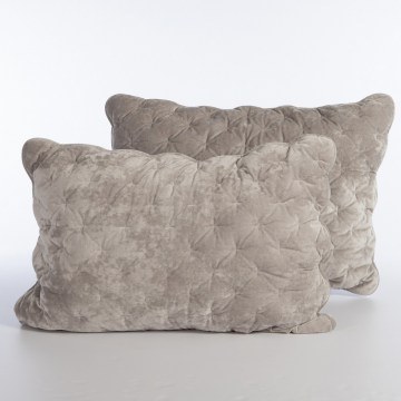 Pillow Cases Priver (Set 2pcs) Grey Nef-Nef Homeware