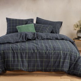 Σεντόνια Φανελένια Naiberg (Σετ 3τμχ) Denim Nef-Nef Homeware DENIM