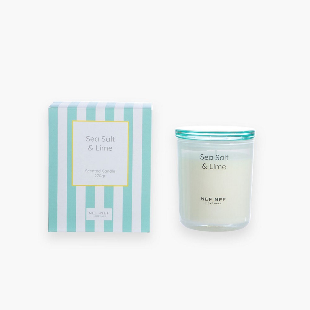 Αρωματικό Κερί Sea Salt & Lime 270gr Aqua Nef-Nef Homeware