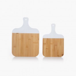 Ξύλα Κοπής Fred (Σετ 2τμχ) 33x23x1,5, 28x18x1,5 White Nef-Nef Homeware WHITE