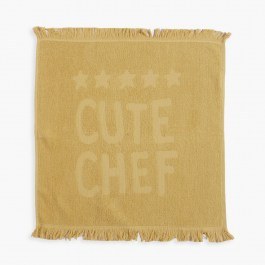 Kitchen Towel Cute Chef Yellow Nef-Nef Homeware YELLOW