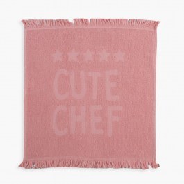 Kitchen Towel Cute Chef Pink Nef-Nef Homeware PINK