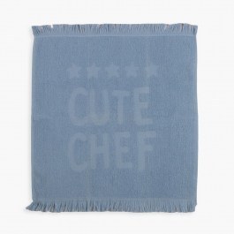 Kitchen Towel Cute Chef Light Blue Nef-Nef Homeware LIGHT BLUE
