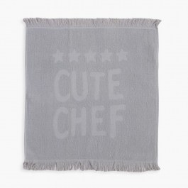 Kitchen Towel Cute Chef Light Grey Nef-Nef Homeware LIGHT GREY