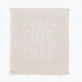 Kitchen Towel Cute Chef Ecru Nef-Nef Homeware ECRU