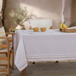 Tablecloth Ishmar Ecru-Black Nef-Nef Homeware ECRU-BLACK