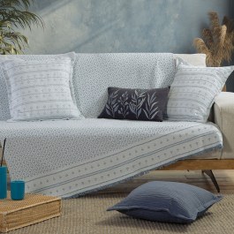 Throw Ishmar Blue Nef-Nef Homeware BLUE
