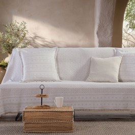 Throw Ishmar Beige Nef-Nef Homeware BEIGE