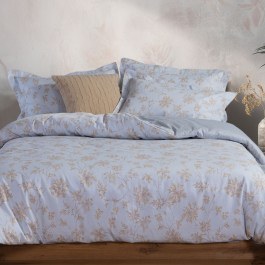 Παπλωματοθήκη Foxy (Σετ 3τμχ) Silver Blue Nef-Nef Homeware BLUE
