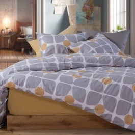 Bed Sheets Casual Coreo (Set 3pcs) Yellow Nef-Nef Homeware YELLOW