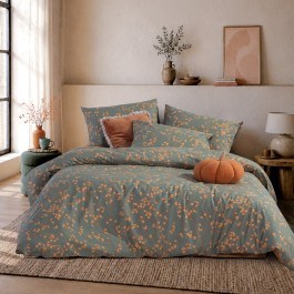 Σεντόνια Floriva (Σετ 3τμχ) Green Nef-Nef Homeware GREEN