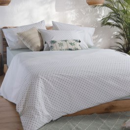 Σεντόνια Donter 26 Με Λάστιχο (Σετ 4τμχ) Ecru-Green Nef-Nef Homeware GREEN-ECRU