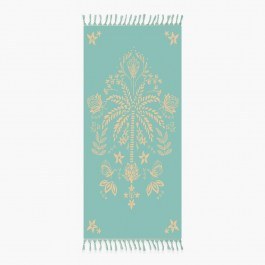 Beach Towel Oriental Aqua Nef-Nef Homeware AQUA