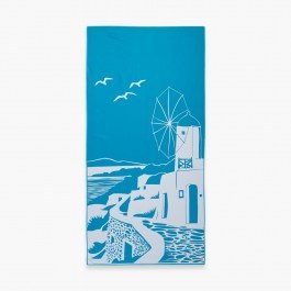 Beach Towel My Island Light Blue Nef-Nef Homeware LIGHT BLUE