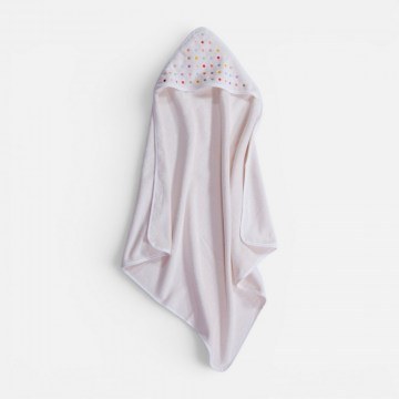 Κάπα Βρεφική Dots Ecru-Pink Nef-Nef Homeware
