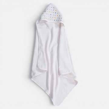 Κάπα Βρεφική Dots Ecru-Blue Nef-Nef Homeware