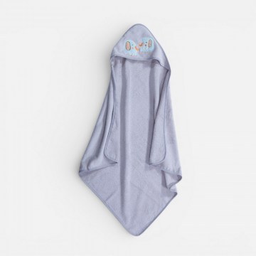 Κάπα Βρεφική Elephants 26 Grey Nef-Nef Homeware