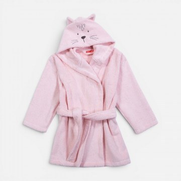 Μπουρνούζι Βρεφικό Cats Are Perfect Lotus Pink Nef-Nef Homeware