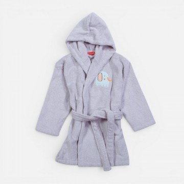 Μπουρνούζι Βρεφικό Elephants 26 Grey Nef-Nef Homeware