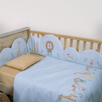Πάντα Κούνιας Wild Company 60+67+60X40 Blue Nef-Nef Homeware