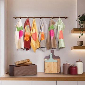 Ποτηρόπανο Sweet Apple Gold Nef-Nef Homeware