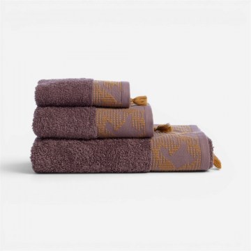 Πετσέτες Zeyn (Σετ 3τμχ) Brown Nef-Nef Homeware