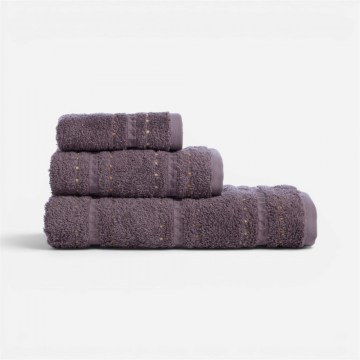 Πετσέτες Harmony (Σετ 3τμχ) Grey Nef-Nef Homeware