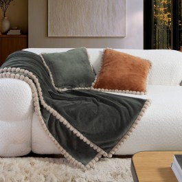 Κουβέρτα Καναπέ Pompozia Green Nef-Nef Homeware GREEN