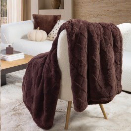 Κουβέρτα Καναπέ Mizenie Brown Nef-Nef Homeware BROWN
