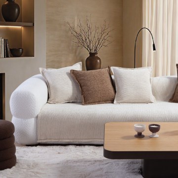 Μαξιλάρι Διακοσμητικό (Με Γέμιση) Venezia Ecru Nef-Nef Homeware