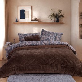 Κουβερτοπάπλωμα Alice Brown Nef-Nef Homeware BROWN