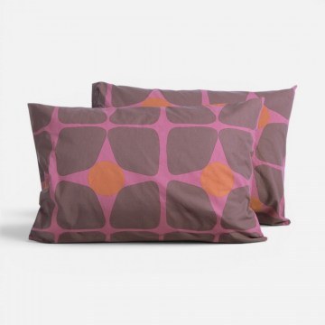 Μαξιλαροθήκη Casual Coreo Mauve Nef-Nef Homeware