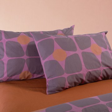 Μαξιλαροθήκη Casual Coreo Mauve Nef-Nef Homeware