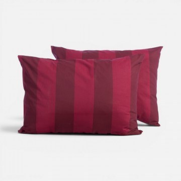 Μαξιλαροθήκη Casual Vertia Bordo Nef-Nef Homeware