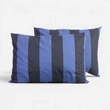 Μαξιλαροθήκη Casual Vertia Blue-Black Nef-Nef Homeware