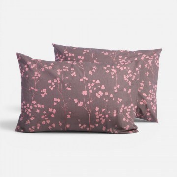 Μαξιλαροθήκη Floriva Brown Nef-Nef Homeware