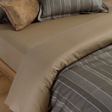 Παπλωματοθήκη Draft (Σετ 3τμχ) Olive-Grey Nef-Nef Homeware