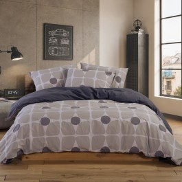 Παπλωματοθήκη Casual Coreo (Σετ 2τμχ) Taupe Nef-Nef Homeware TAUPE