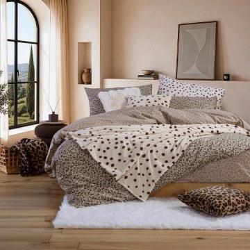 Παπλωματοθήκη Wild (Σετ 2τμχ) Beige Nef-Nef Homeware