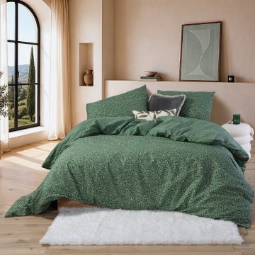 Παπλωματοθήκη Wild (Σετ 2τμχ) Green Nef-Nef Homeware
