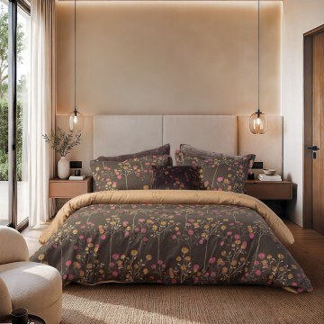 Σεντόνια Audrey (Σετ 4τμχ) Brown Nef-Nef Homeware