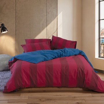 Σεντόνια Casual Vertia Με Λάστιχο (Σετ 3τμχ) Bordo Nef-Nef Homeware