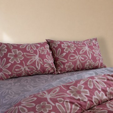 Σεντόνια Harmony Με Λάστιχο (Σετ 3τμχ) Bordo Nef-Nef Homeware