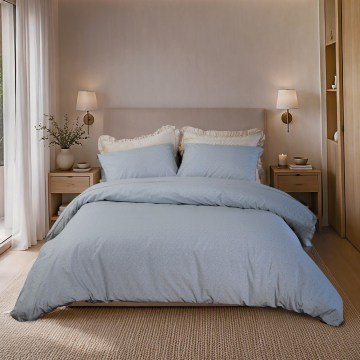 Σεντόνια Judith (Σετ 4τμχ) Grey-Blue Nef-Nef Homeware