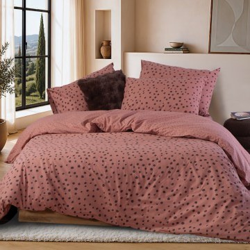 Σεντόνια Trust Με Λάστιχο (Σετ 3τμχ) Dusty Rose Nef-Nef Homeware
