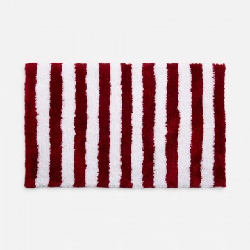 Πατάκι Μπάνιου Χριστουγεννιάτικο Winter Line Red-White Nef-Nef Homeware