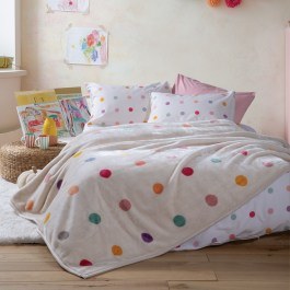 Κουβέρτα Παιδική Dots Ecru Ecru Nef-Nef Homeware ECRU